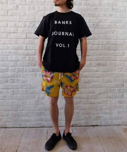 「BANKS」 半袖Tシャツ MEDIUM ブラック メンズ