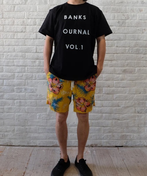 「BANKS」 半袖Tシャツ MEDIUM ブラック メンズ