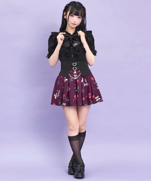 Secret Honey（シークレットハニー） スカート チェリーリボンプリント