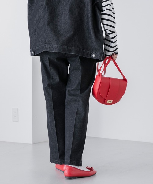 「BONLECILL」 デニムパンツ L ネイビー レディース