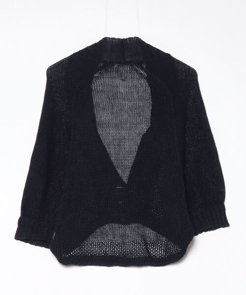 「SUNAOKUWAHARA」 ニットカーディガン M ネイビー レディース_画像2