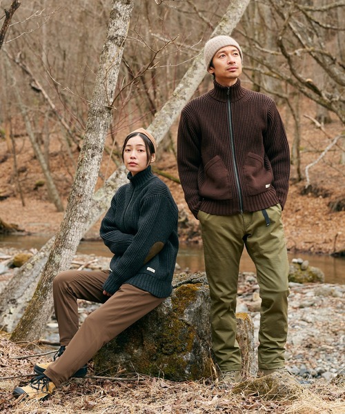 イエナ 19AW カシミヤスーパーファインメリノ ニット セーター F 茶色 追加》Fineニュージーウール ニュアンス Vプルオーバー（ニット