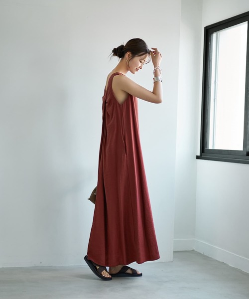 チコさま新品 2way STYLE DELI スタイルデリ ラグジュアリーワンピ スタイルデリ STYLE DELI 【LUXE】ゴムポイントプリントギャザー