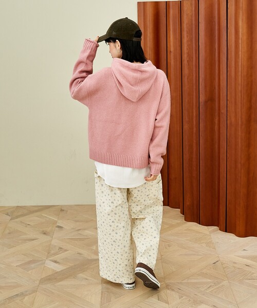 rosemuse パーカー ニット ニットフーディ Mohair knit hoodie – BUNNY APARTMENT