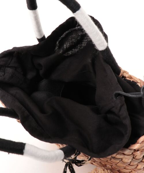 「COOCO」 かごバッグ 9 イエロー レディース_画像2