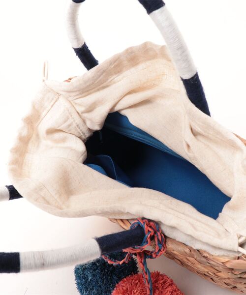 「COOCO」 かごバッグ 9 イエロー レディース_画像3