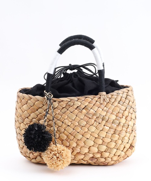 「COOCO」 かごバッグ 9 イエロー レディース_画像8