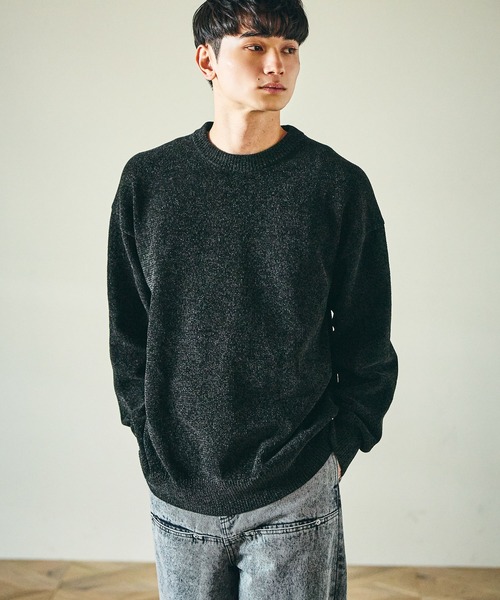 LAKOLE（ラコレ） セーター ニット カラーモールニットプルオーバー