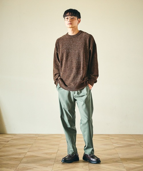LAKOLE（ラコレ） セーター ニット カラーモールニットプルオーバー