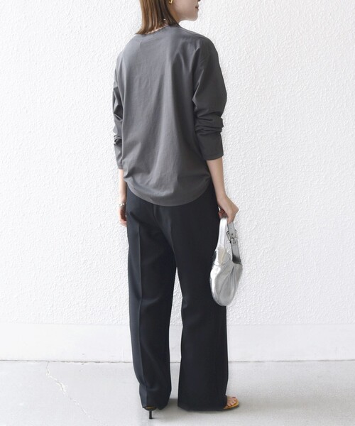 SHIPS（シップス） tシャツ プリント ロゴ ロング スリーブ TEE