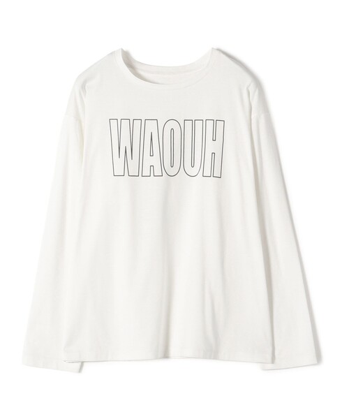 SHIPS（シップス） tシャツ プリント ロゴ ロング スリーブ TEE