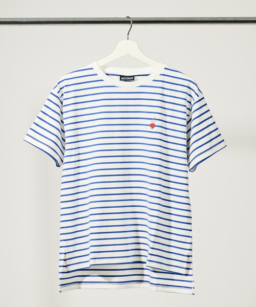 MOOMIN（ムーミン） tシャツ 「 」 ボーダーTシャツ WNI レディース