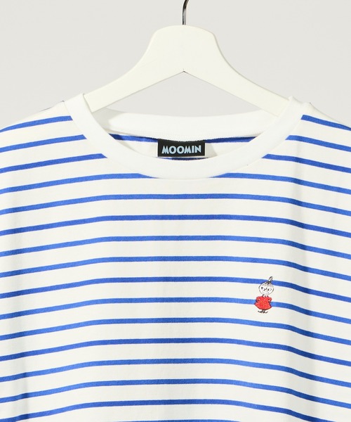 MOOMIN（ムーミン） tシャツ 「 」 ボーダーTシャツ WNI レディース