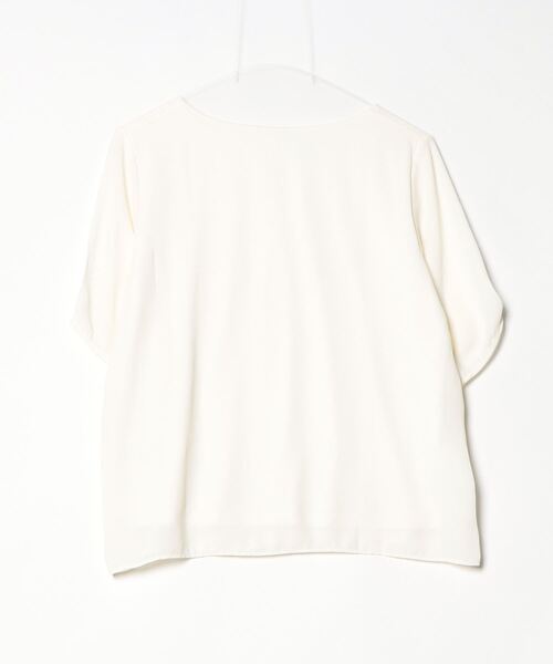 「RHYME」 半袖ブラウス L ホワイト レディース_画像2