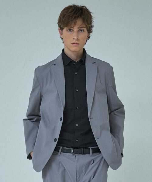 ABAHOUSE（アバハウス） シャツ 「ON/OFF兼用」MESH JERSEY ボタン