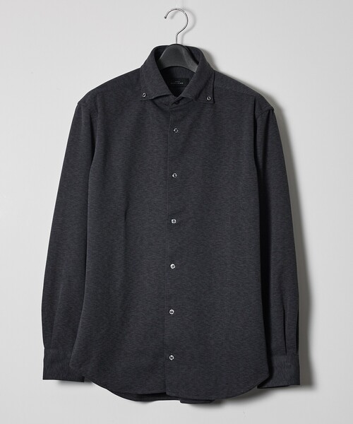 ABAHOUSE（アバハウス） シャツ 「ON/OFF兼用」MESH JERSEY ボタン