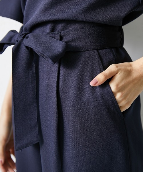 「7days Life Styling」 セットアップ L ネイビー レディース_画像4