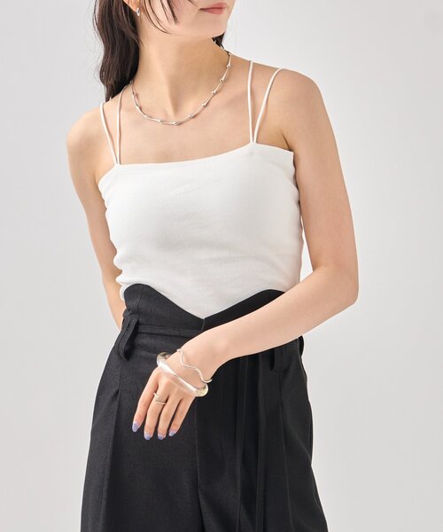 mystic（ミスティック） キャミソール 「4色展開」パット付きバック