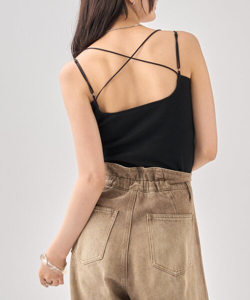 mystic（ミスティック） キャミソール 「4色展開」パット付きバック