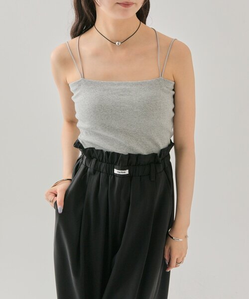 mystic（ミスティック） キャミソール 「4色展開」パット付きバック