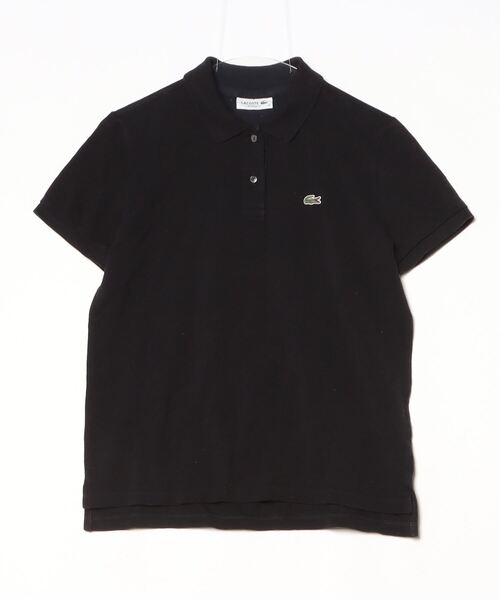 ラコステ　半袖　ブラック LACOSTE（ラコステ） 半袖ポロシャツ 36 ブラック レディース