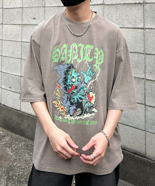 「Confirm」 半袖Tシャツ X-LARGE グレー系その他5 メンズ_画像3