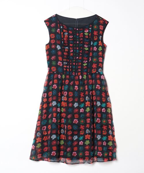 ANAYI（アナイ） ノースリーブワンピース 38 ネイビー レディース