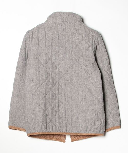 「ARMEN」 キルティングブルゾン 0 グレー メンズ_画像2