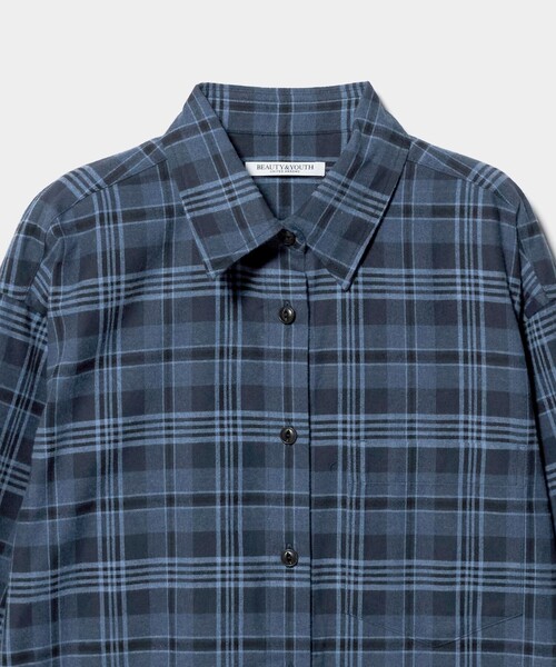 BEAUTY＆YOUTH UNITED ARROWS ブラウス シャツ コットンフランネル