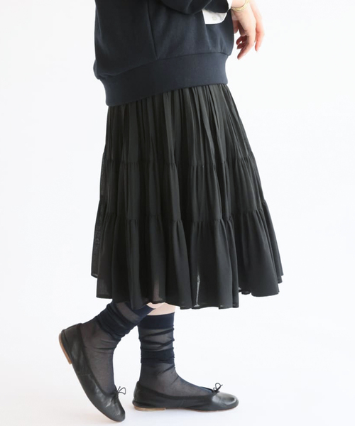 くろぶち　IENA 38 ニットプリーツスカート ブラック 黒 IENA（イエナ） プリーツスカート 38 ブラック レディース : ZOZOTOWN