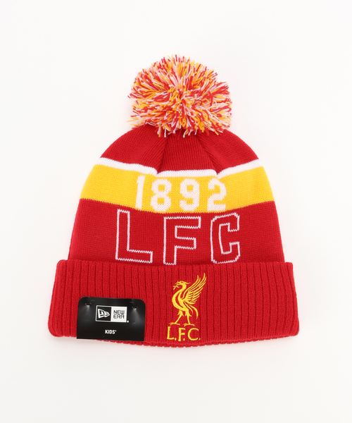 LFC刺繍 ニューエラ リバプール ニットキャップ 国内未発売 NEW ERA（ニューエラ） ニット帽 ニットキャップ 「Liverpool FC