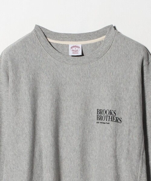 【Brooks Brothers】グレー クルーネック トレーナー BROOKS BROTHERS（ブルックスブラザーズ） トレーナー スウェット