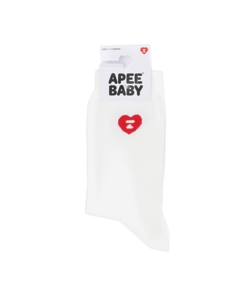 APEE 靴下 HEART EMBROIDERY BADGE SOCKS レディース : ZOZOTOWN Yahoo
