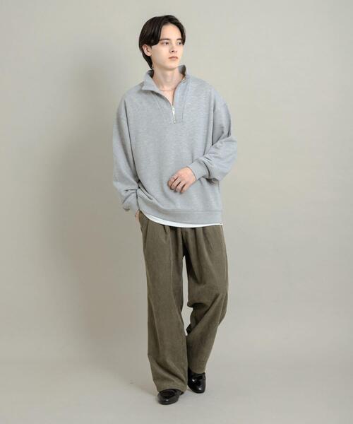 SENSE OF PLACE by URBAN RESEARCH パンツ ブロックコーデュロイワイド