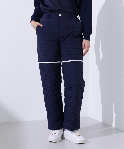 パンツ 「PING APPAREL」全方向ストレッチキルティングタフタ2WAYパンツ 「LADIES LINE」 (LADIES) レディースの画像