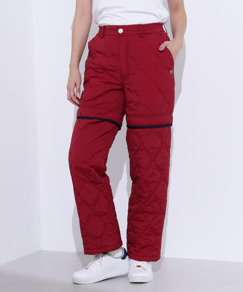 パンツ 「PING APPAREL」全方向ストレッチキルティングタフタ2WAYパンツ 「LADIES LINE」 (LADIES) レディースの画像