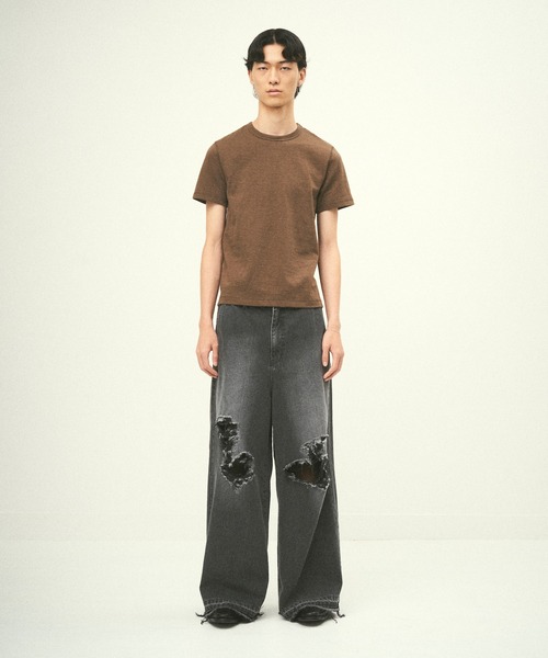 「Juha」 半袖Tシャツ 4 キナリ メンズ_画像9