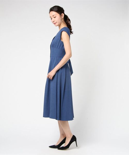 「SWINGLE」 半袖ワンピース MEDIUM グリーン レディース_画像8