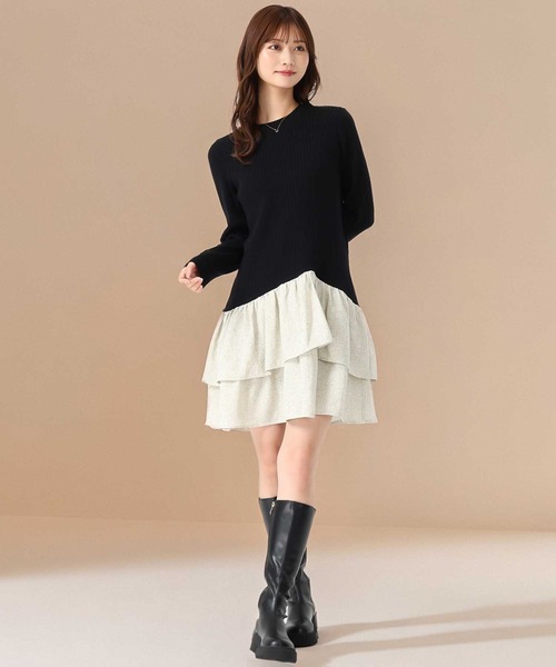 MISCH MASCH（ミッシュマッシュ） ワンピース 2025秋冬新作 ツイード