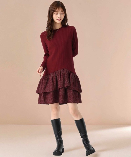 MISCH MASCH（ミッシュマッシュ） ワンピース 2025秋冬新作 ツイード