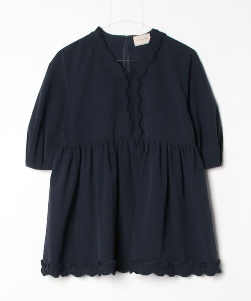 「UNITED ARROWS」 7分袖チュニック FREE ネイビー レディース