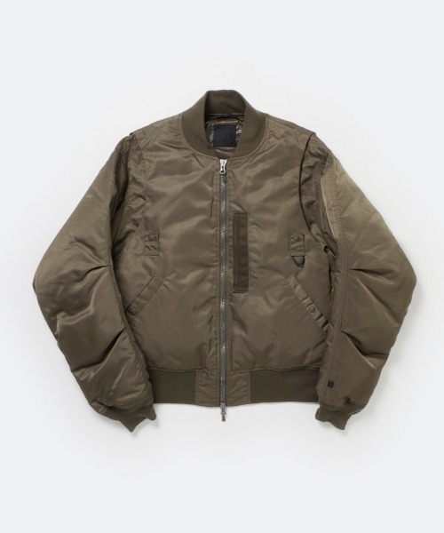 ダウンジャケット ダウン DAIWA PIER39 TECH 2WAY MA-1 DOWN JACKET BW-40025W メンズの画像