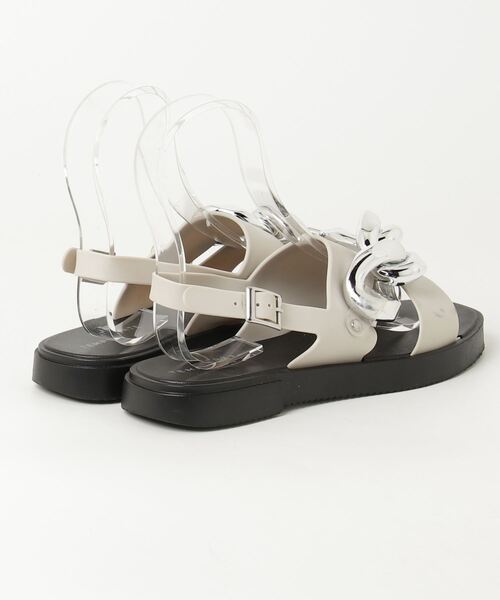「TEMPERATE」 フラットサンダル 38 ホワイト レディース_画像2