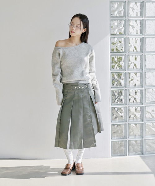 「UNE MANSION」 長袖ニット FREE アイボリー レディース_画像7