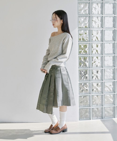 「UNE MANSION」 長袖ニット FREE アイボリー レディース_画像8