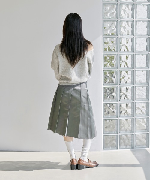 「UNE MANSION」 長袖ニット FREE アイボリー レディース_画像9