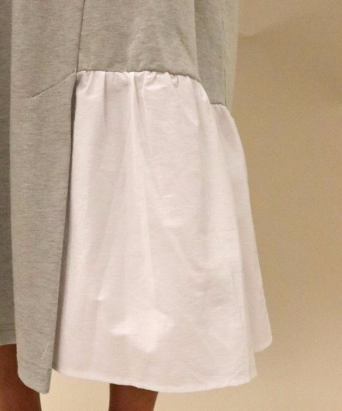 「Re.Verofonna」 半袖ワンピース MEDIUM ブラック レディース_画像2