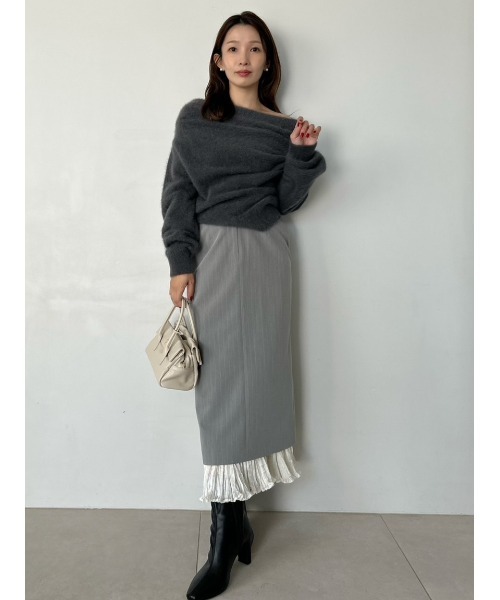 SNIDEL（スナイデル） ニット セーター 「HIGH QUALITY」フォックス