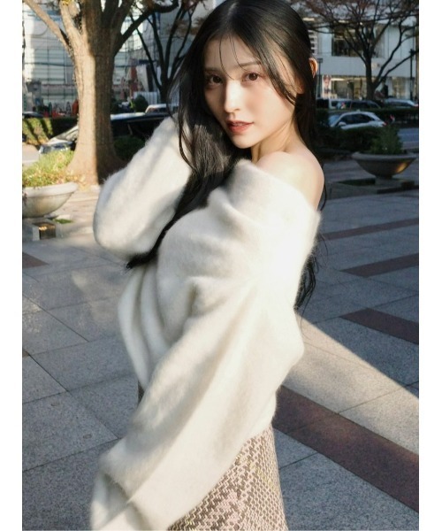 SNIDEL（スナイデル） ニット セーター 「HIGH QUALITY」フォックス