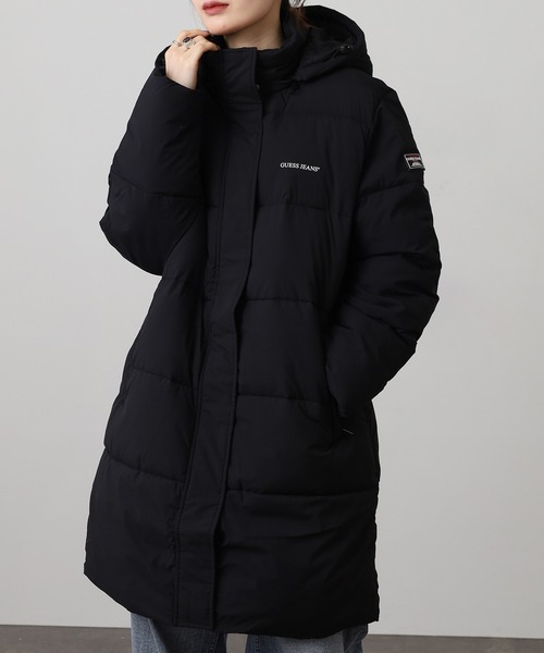 ダウンコート ダウンジャケット GUESS JEANS パファー ロング